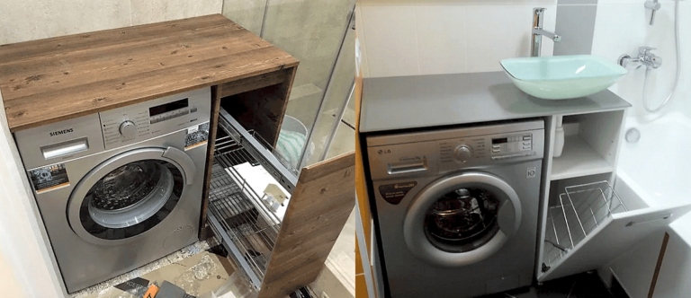Стол под стиральную машину в кухню